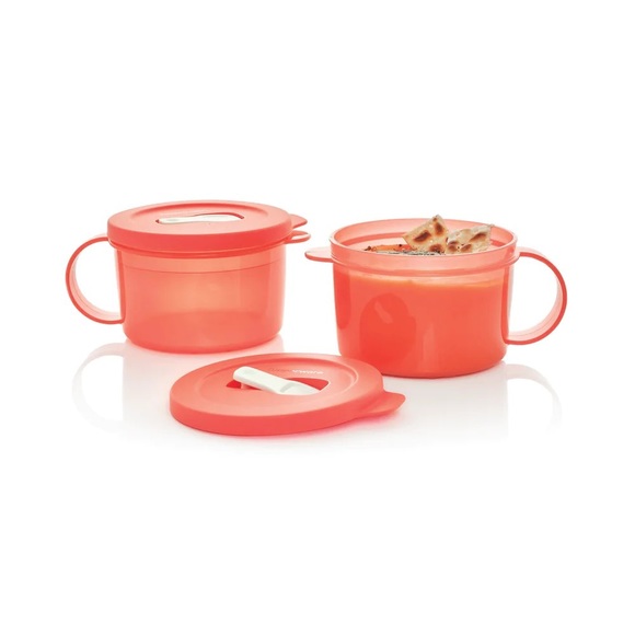 🥣Crystalwave soup mug AUTHENTIC TUPPERWARE BRAND🍜🥄♻️ - Picture 3 of 4